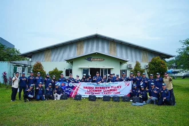 Peserta pelatihan GERAKS dalam sesi sertifikasi lapangan