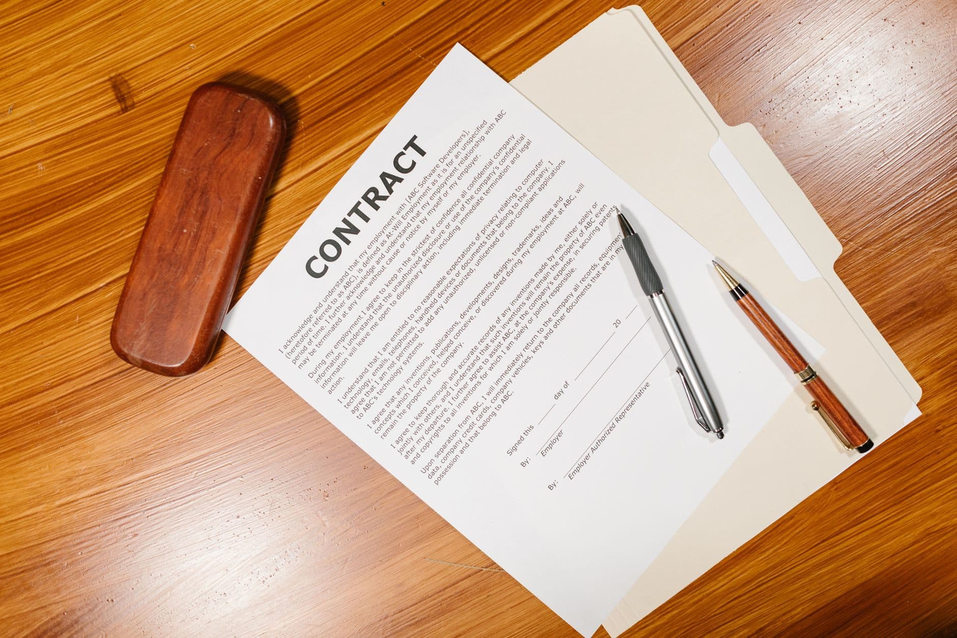 Training Business Legal Contract Drafting