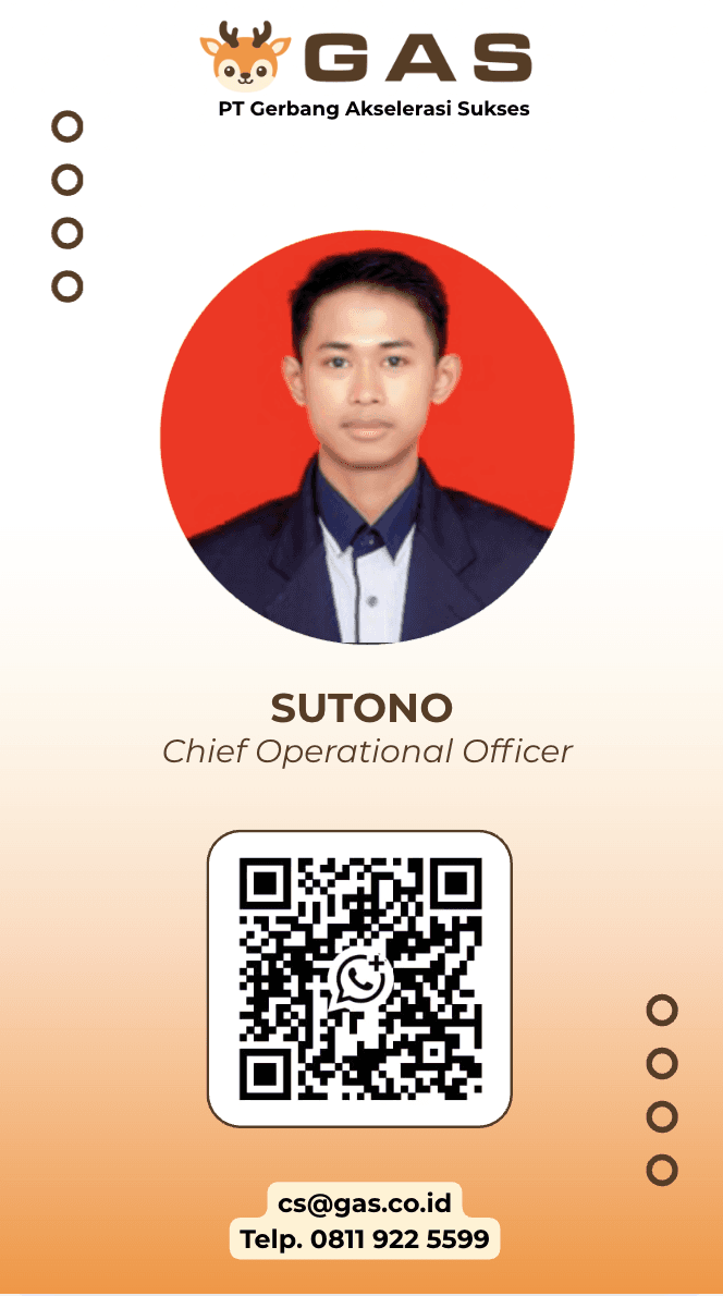 Sutono, Chief Operational Officer GERAKS